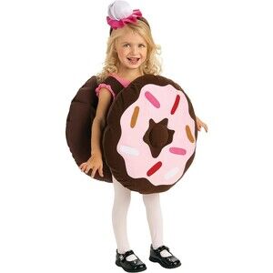 Dunk your Doughnut Child Toddler Costume 12-24months NEW Rubies Halloween